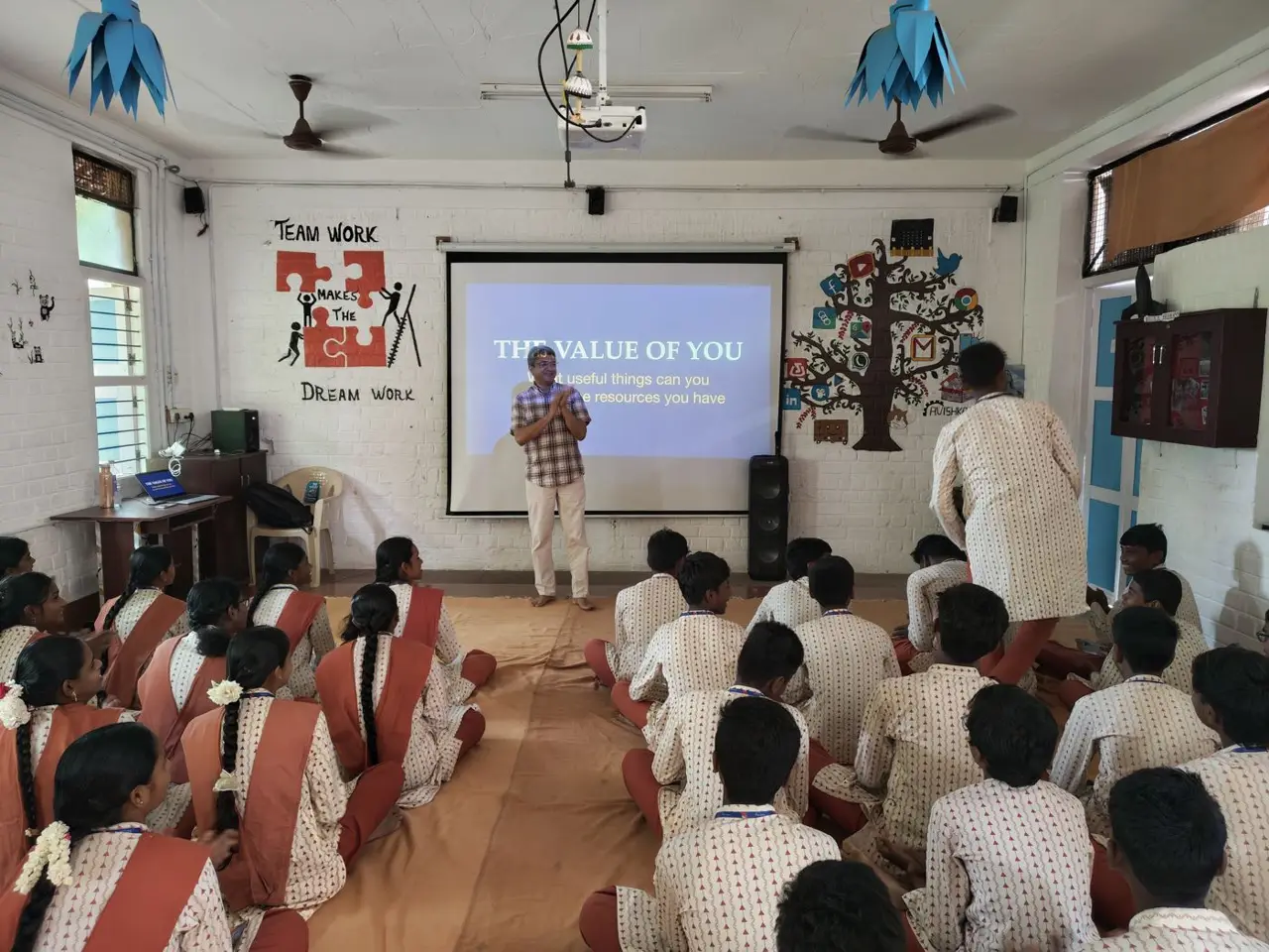 The Value of You workshop at Isha Vidhya, Erode