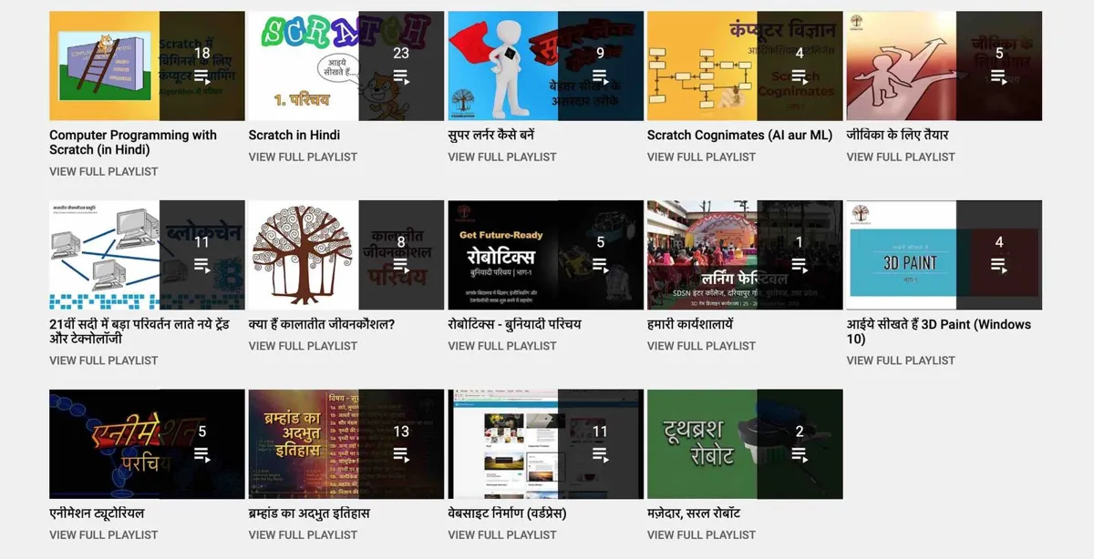 Thumbnails from Kalateet Kaushal YouTube channel